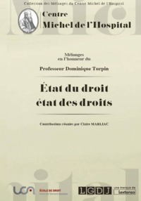 MELANGES EN L HONNEUR DU PROFESSEUR DOMINIQUE TURPIN