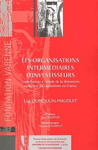 LES ORGANISATIONS INTERMÉDIAIRES D'INVESTISSEURS