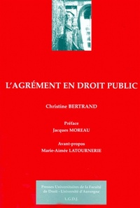 L'agrément en droit public