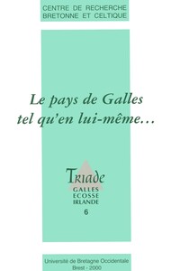 TRIADE 6 - Le pays de Galles tel qu'en lui-même