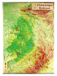 CHAMPAGNE ARDENNES 42,6 X 31,6 CM