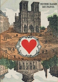 CARNET BLANC, CARTE A JOUER, NOTRE-DAME-DE-PARIS