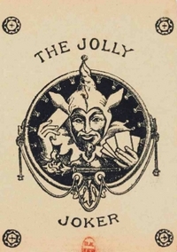 CARNET BLANC, CARTE A JOUER, JOKER