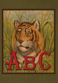 CARNET BLANC ABECEDAIRE TETE DE TIGRE