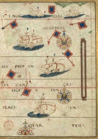 CARNET BLANC, ATLAS NAUTIQUE DU MONDE MILLER 2, 1519