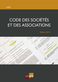 CODE DES SOCIETES ET DES ASSOCIATIONS 2019