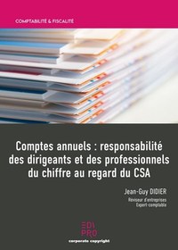 Comptes annuels : responsabilité des dirigeants et des professionnels du  chiffre au regard du CSA