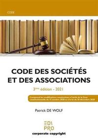 CODE DES SOCIETES ET DES ASSOCIATIONS