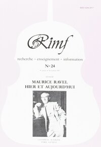 Revue Internationale de Musique Française (RIMF). Numéro 24