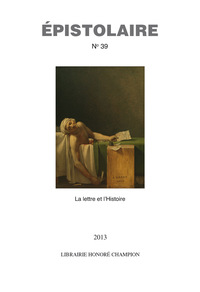 Revue Épistolaire 39 - 2013