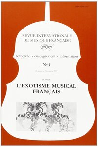 Revue Internationale de Musique Française (RIMF) Numéro 6