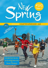 New Spring LV2 4e, Livre de l'élève / cahier d'activités + CD audio