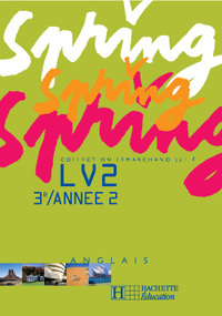 Spring LV2 3e, Livre de l'élève