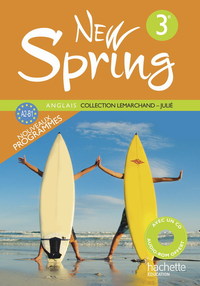 New Spring 3e, Livre de l'élève + CD-rom audio