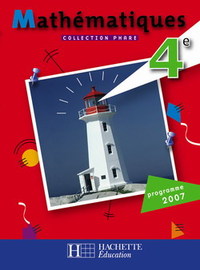 Mathématiques, Phare 4e, Livre de l'élève