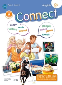 Connect 5e, Palier 1 - année 2, Livre de l'élève + CD audio