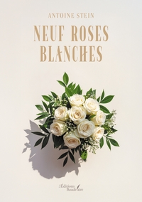 Neuf roses blanches