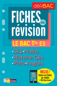 DéfiBAC compilation Fiches de Révision Le BAC Terminale ES