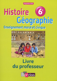 Histoire Géographie EMC, Cartigny 6e, Livre du professeur