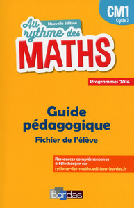Au rythme des Maths CM1, Guide pédagogique du fichier