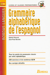 GRAMMAIRE ALPHA ESPAGNOL