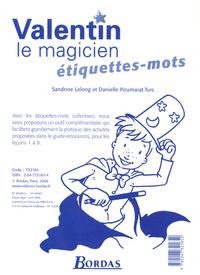 VALENTIN LE MAGICIEN METHODE DE LECTURE 2003 CP ETIQUETTES MOTS - COLLECTIVE