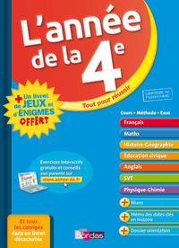 L'ANNEE DE LA 4E + LIVRET DE JEUX