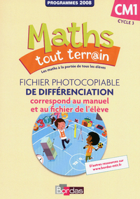 Maths tout terrain CM1, Reprofiches de différenciation 