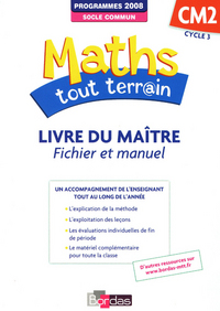 Maths tout terrain CM2, Livre du maître 