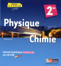 Physique - Chimie - ESPACE 2de, Clé USB - Manuel numérique adoptant papier