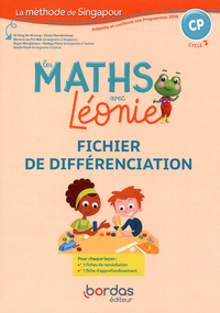 Les Maths avec Léonie CP, Fichier de différenciation photocopiable