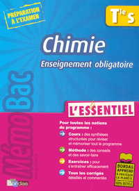 MEMOBAC ESSENTIEL CHIMIE TERM