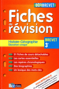 DEFIBREVET FICHES HIST-GEO 3E