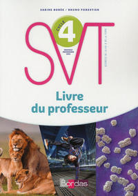 Sciences de la Vie et de la Terre, Bobée Cycle 4, Livre du professeur