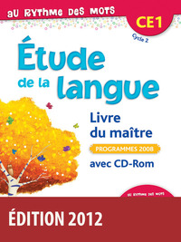 Au rythme des mots CE1, Livre du maître + CD-Rom