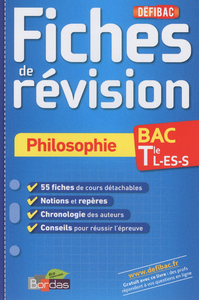 DEFIBAC FICHE REVISION PHILOSOPHIE TERMINALE L-ES-S