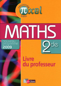 Mathématiques - Pixel 2de, Livre du professeur