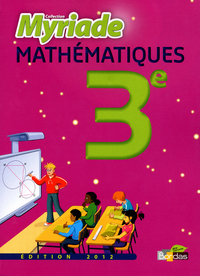 Mathématiques, Myriade 3e, Livre de l'élève - Grand format