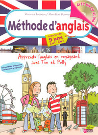 METHODE D'ANGLAIS + CD AUDIO A PARTIR DE 9ANS CM1 CM2