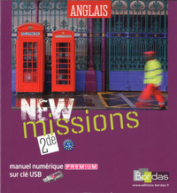 New Missions 2de, Clé USB - Manuel numérique adoptant papier