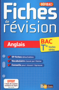 DéfiBac - Fiches de révision - Anglais Tle toutes séries