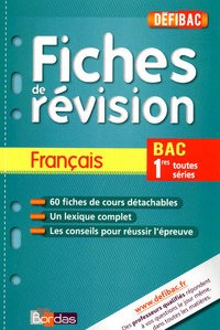 DEFIBAC FICHES FRANCAIS 1RES