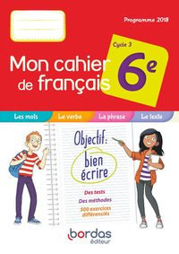 Mon cahier de Français 6e, Cahier d'activités