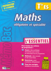 MEMOBAC ESSENTIEL MATHS TER ES