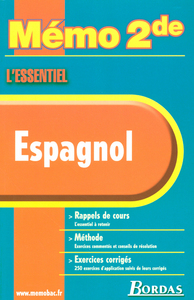 MEMO ESSENTIEL ESPAGNOL 2DE NP