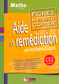 THEVENET AIDE ET REMEDIATION EN MATHEMATIQUES CE2 2006 FICHES A PHOTOCOPIER