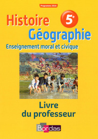 Histoire Géographie EMC, Cartigny 5e, Livre du professeur