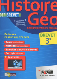 Défibrevet Histoire Géo Enseignement moral et civique Brevet 3e