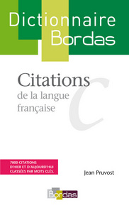 Dictionnaire Bordas Citations de la langue française