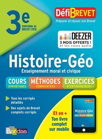 DéfiBrevet Histoire Géo Enseignement moral et civique 3ème - Cours / Méthode / Exercices